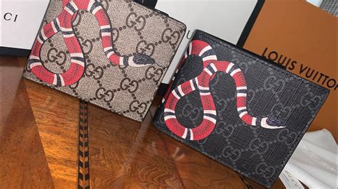 gucci kingsnake wallet|Gucci snake wallet inside.